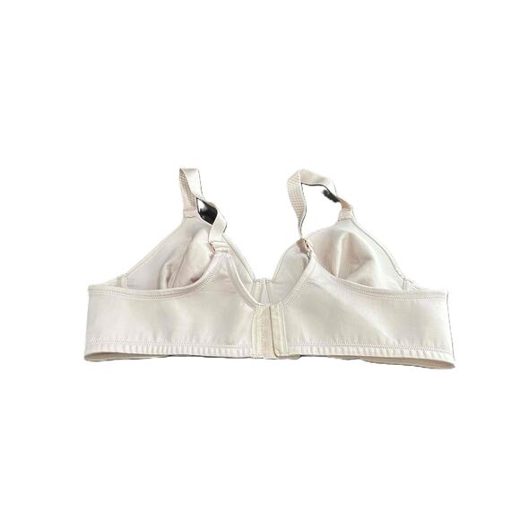 Vanity Fair Pink Underwired Back Closure Lace Detail Womens Bra Size 44C - Picture 3 of 5